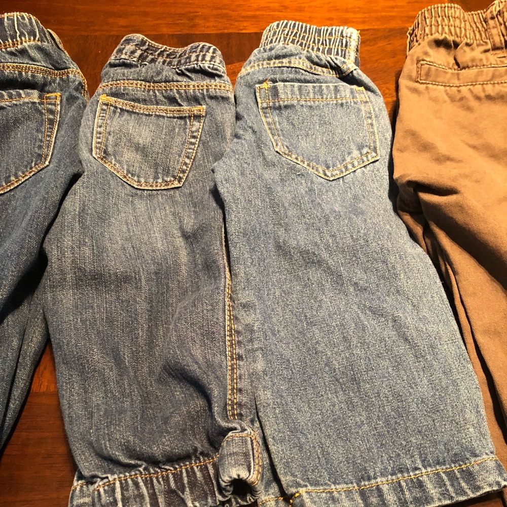 5 pair boy jeans
